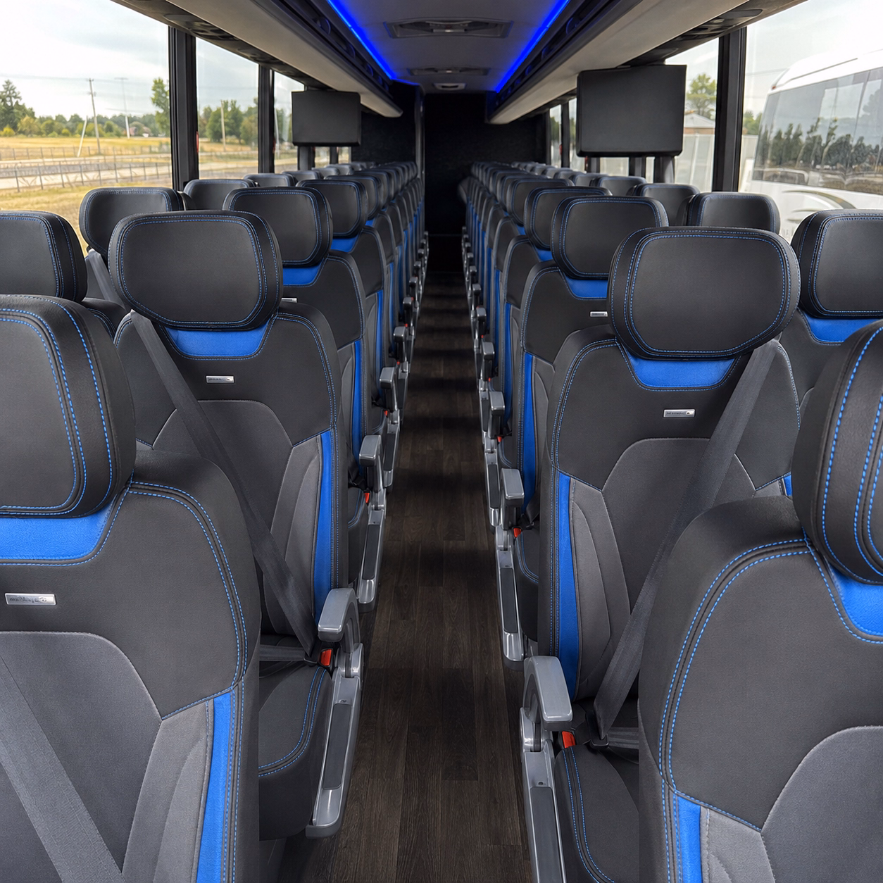 lawrence rent a private charter bus for a lawrence event