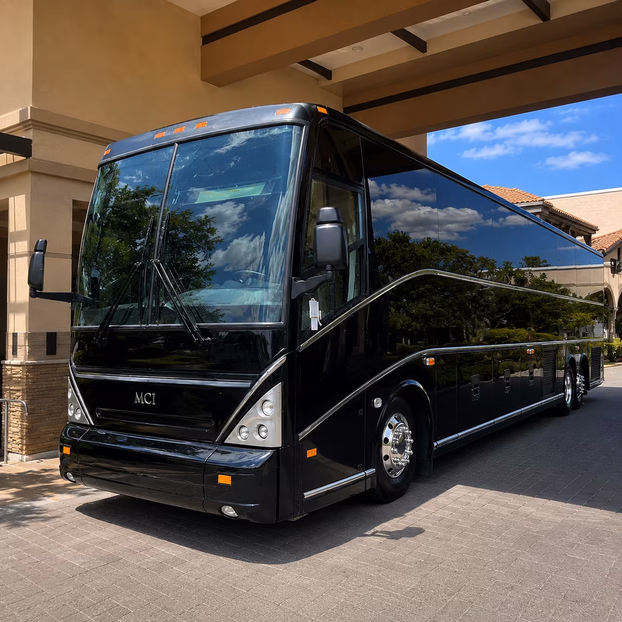 malden travel to away games with your team and fans in a malden charter bus